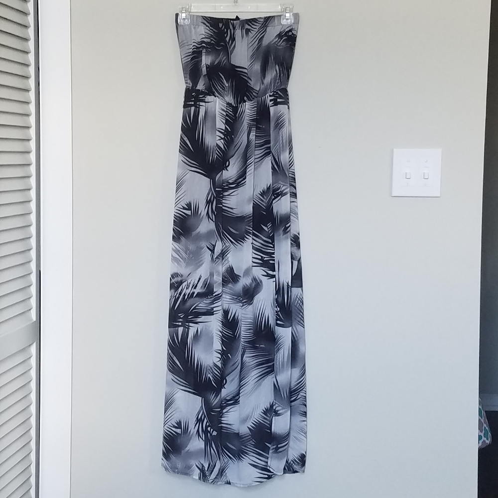 Strapless maxi dress